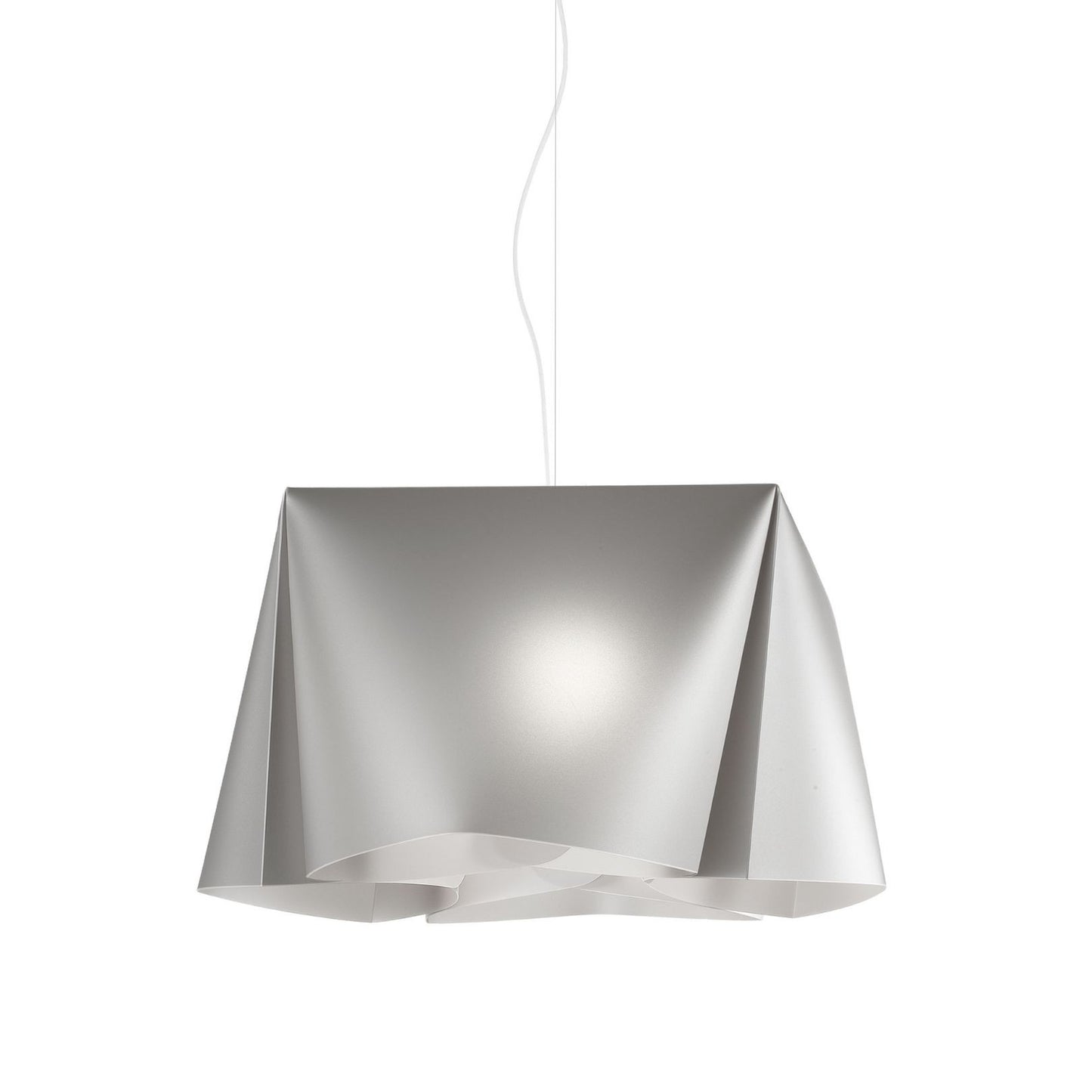Sospensione Silver in Metallo Cromato Cm. 45 x 21h
