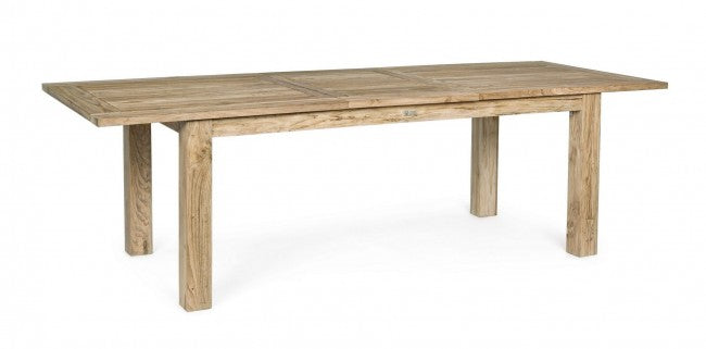Tavolo da esterno Rettangolare in Legno Teak FSC cm 200/260x 100x h 78