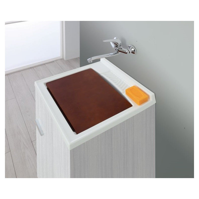 Lavatoio un anta Grigio 50x50x h83 cm