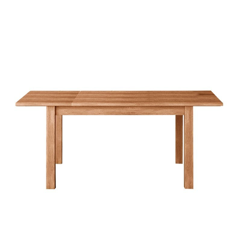 Tavolo pranzo allungabile noce country in legno nobilitato cm 80x120/160