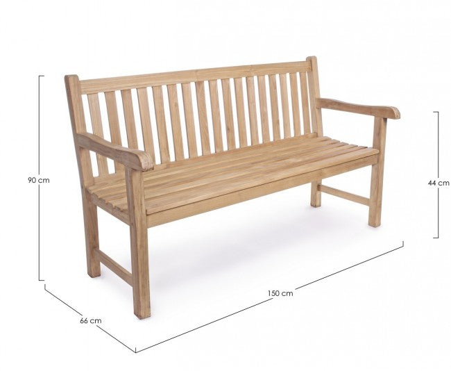 PANCA LINDA TEAK 150X66X90 Cod. 0804232