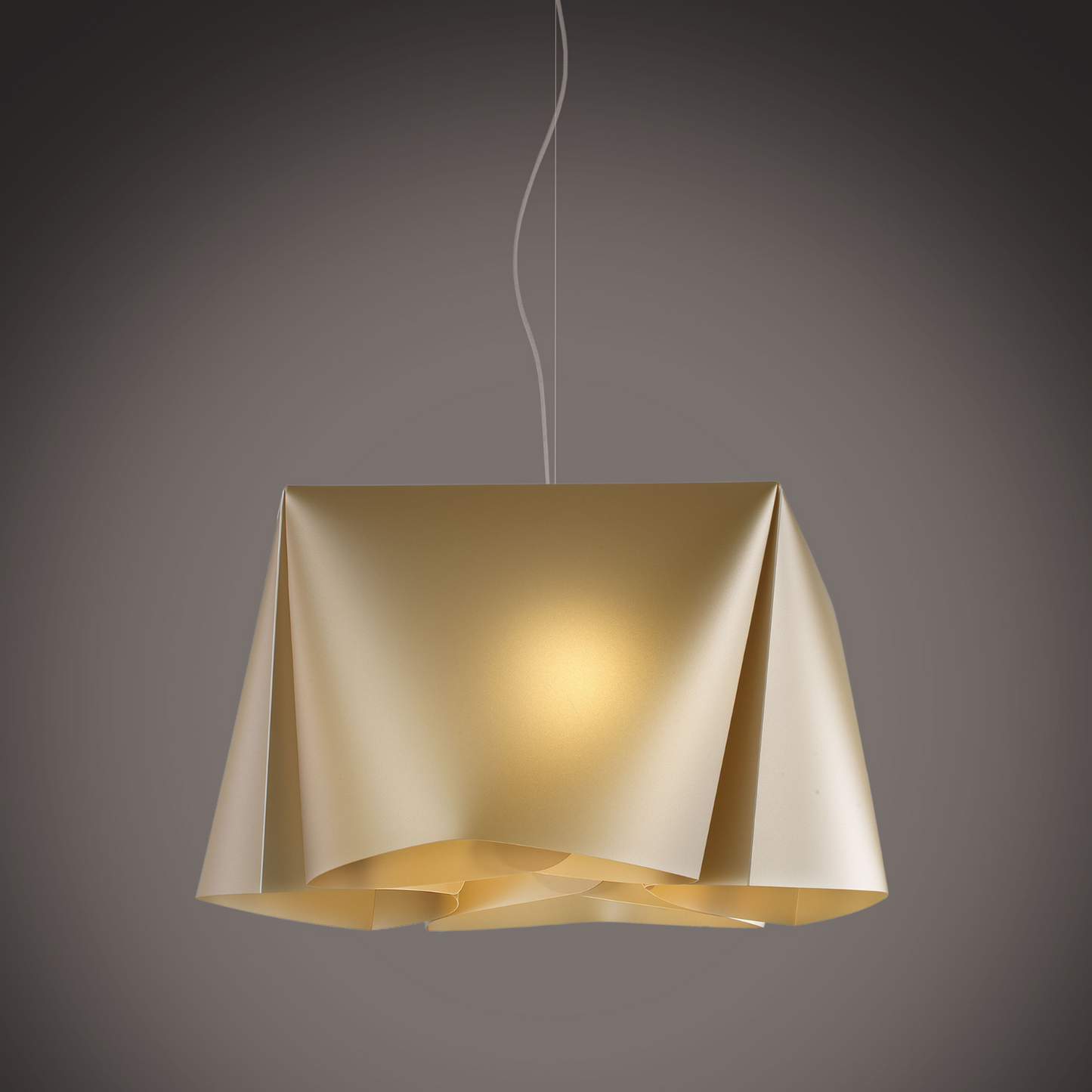 Sospensione New Gold in Metallo Cromato Cm. 45 x 21h