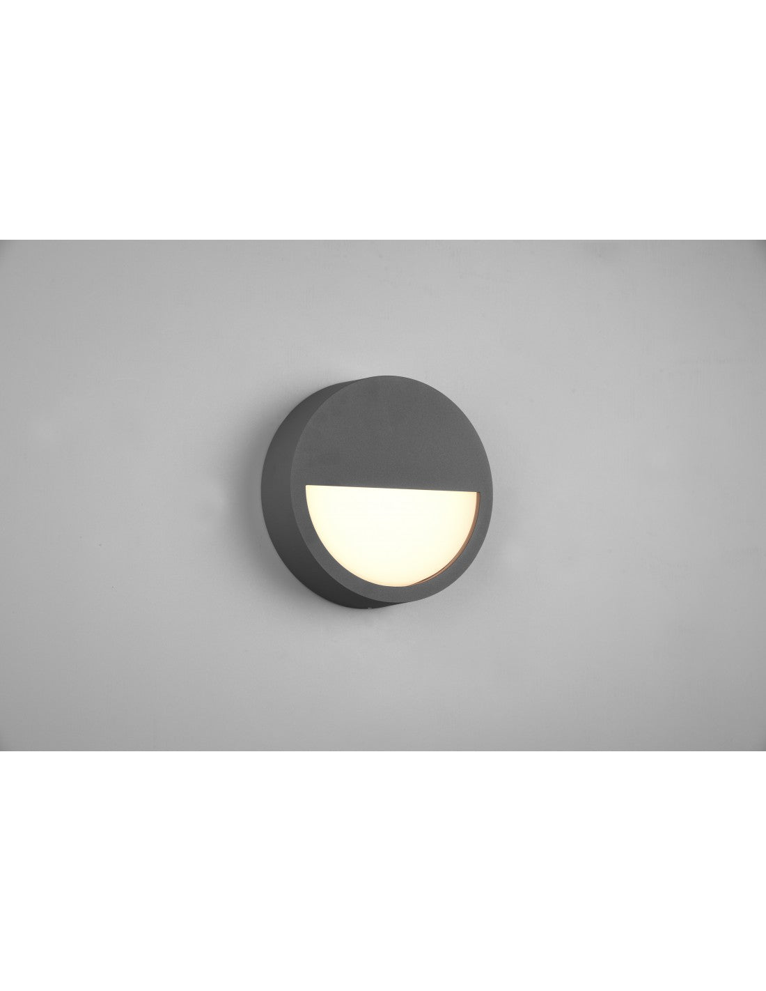 Applique Da Esterno IP54 Rotonda Led Antracite Pedro Trio Lighting