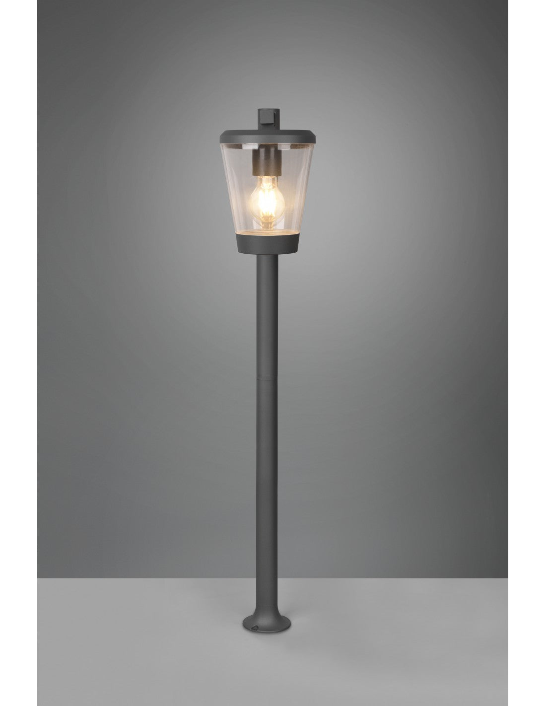 Palo Da Esterno Cavado Lanterna Vintage Alluminio Antracite IP44 Trio Lighting