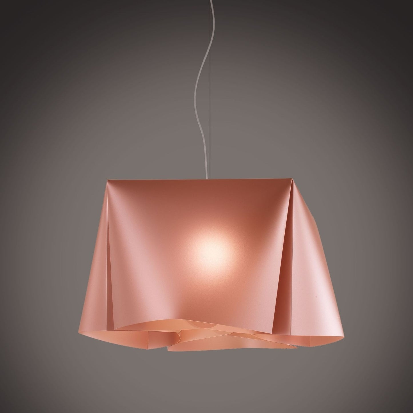 Sospensione Copper in Metallo Cromato Cm. 45 x 21h