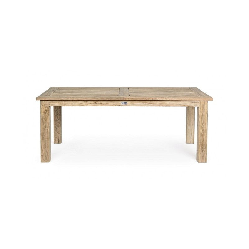 Tavolo da esterno Rettangolare in Legno Teak FSC cm 200/260x 100x h 78
