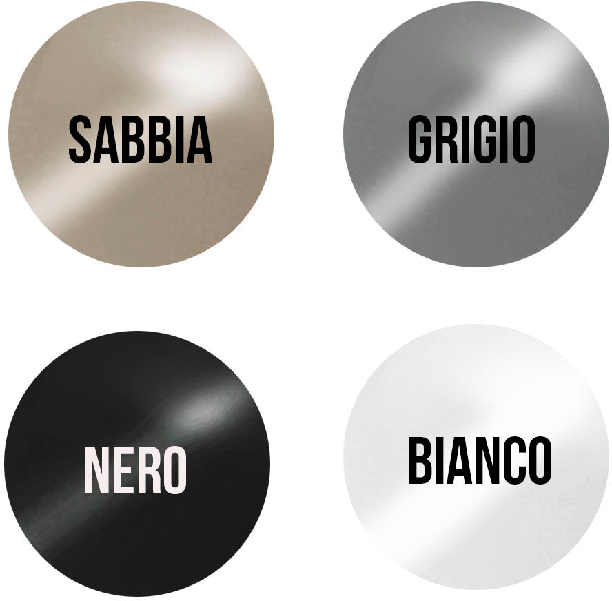 Lavabo da appoggio slim mod. 01 nero