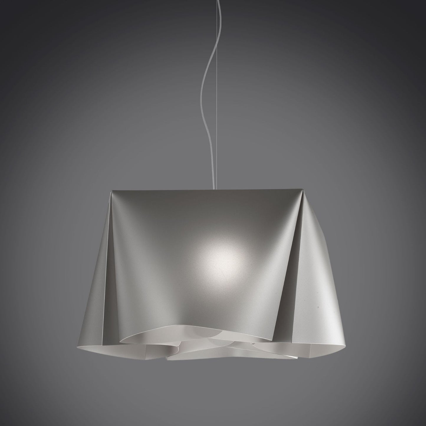 Sospensione Silver in Metallo Cromato Cm. 45 x 21h