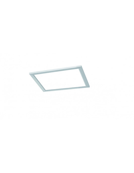Plafoniera Quadrata Griffin Led Dimmerabile Rgbw Nichel 29x29 cm Trio Lighting