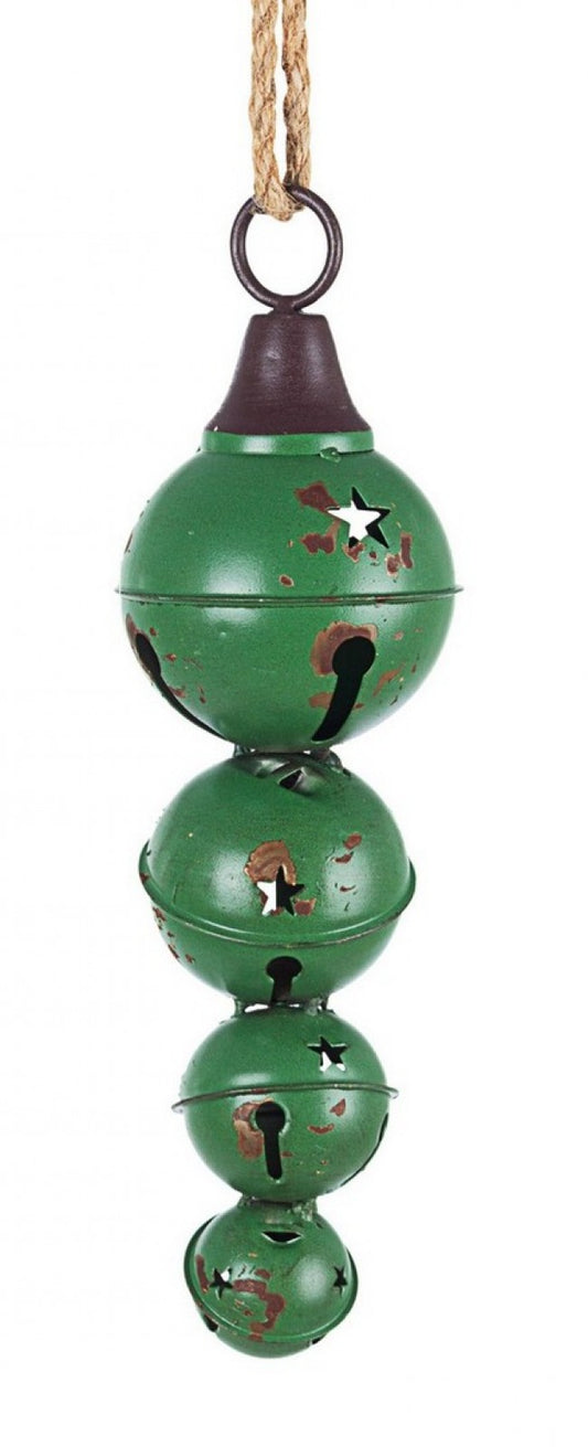 8x Pendaglio 4F Bell Met Verde