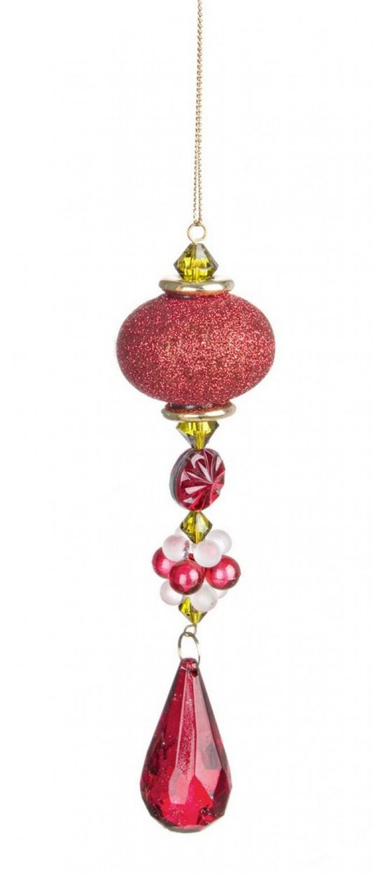 12x Pendaglio Sophie Perle Rosso