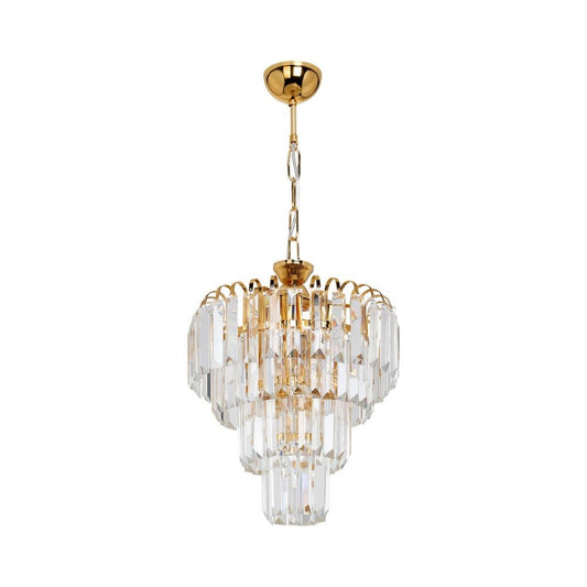 Lampada da soffitto a 3 luci  Miranda MDL3831 vetro e oro