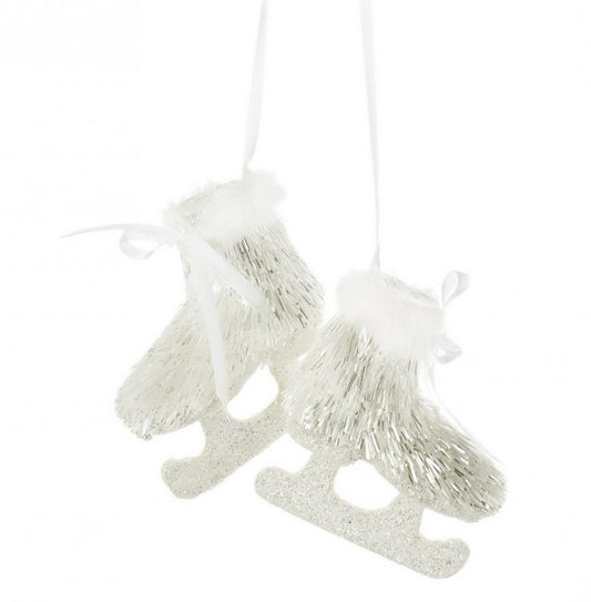 4x Pendaglio Essence Pattini Bianco