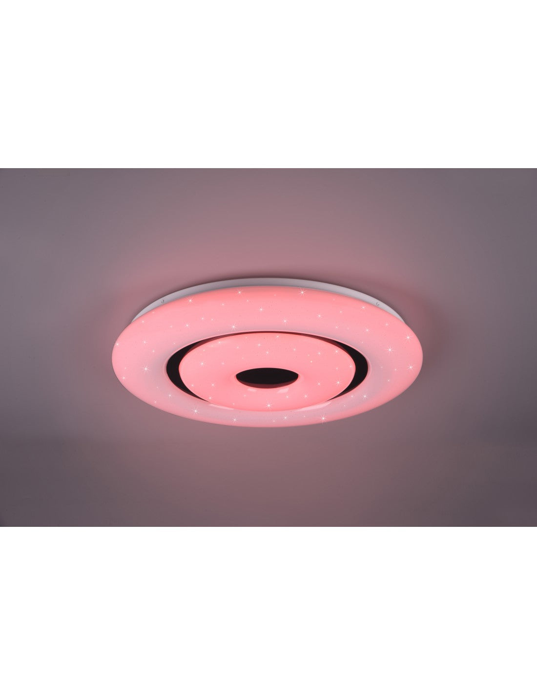Lampada Soffitto Moderna Rana Effetto Stelle Led Dimmer Rgbw Trio Lighting
