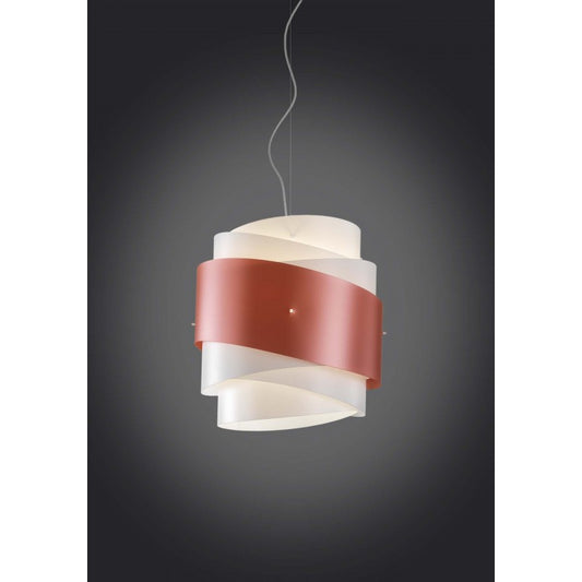 Lampadario a sospensione BEA una luce Rame diametro 40x h39 cm