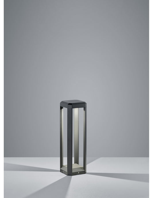 Paletto Basso Led per Esterno Logone Antracite IP65 Trio Lighting