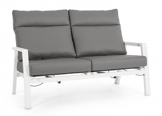 Divano 2P Recl C-C Kledi Bianco Jx11