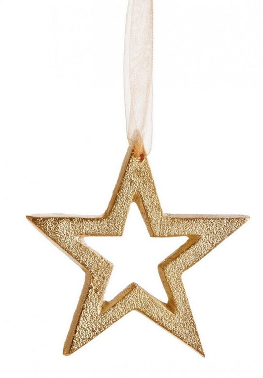 12x Pendaglio Amarante Stella Oro L