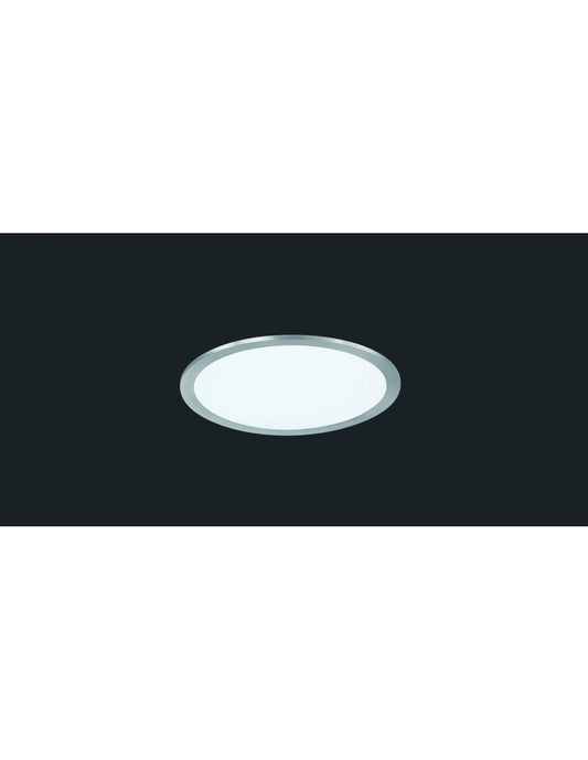 Plafoniera Phoenix Rotonda Led 15w Nichel Ø30 cm Trio Lighting