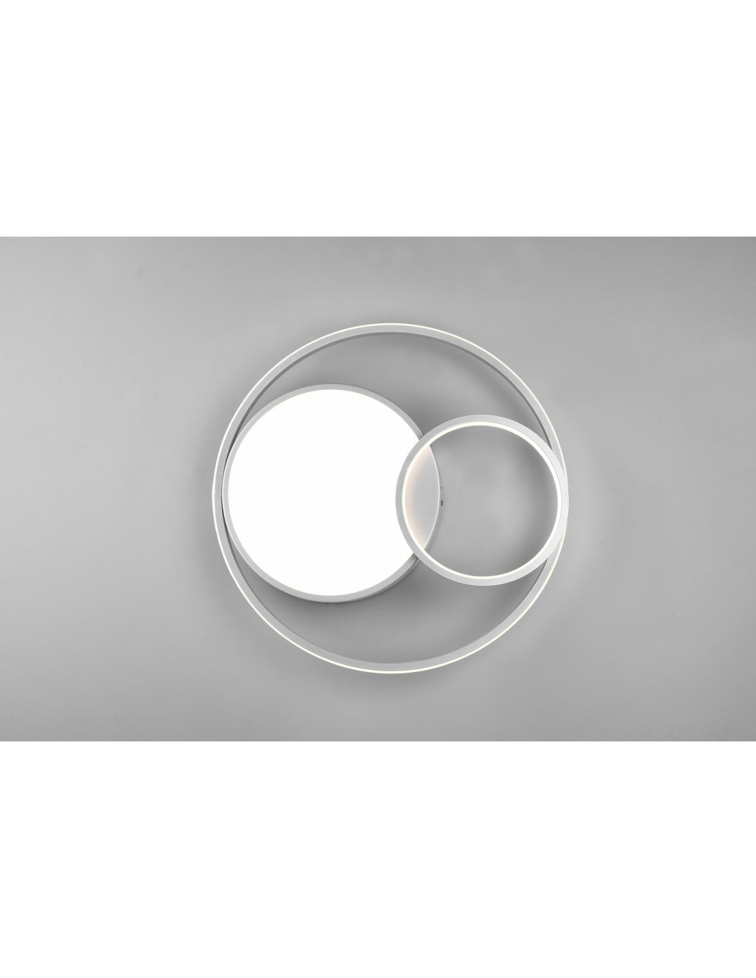Plafoniera Moderna Vuelta Alluminio 3 Led Dimmer 28w Trio Lighting