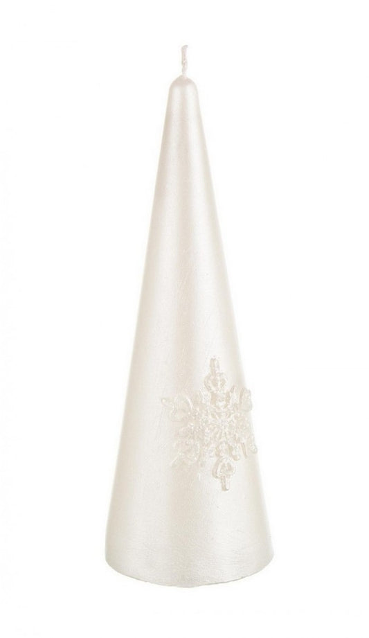 12x Candela Pearl Cono Bianco H15