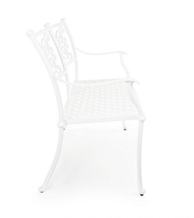 Panca Giglio bianco da esterno cm 110 x 59 x 85 h
