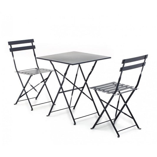 Set Bistrot antracite Salmar