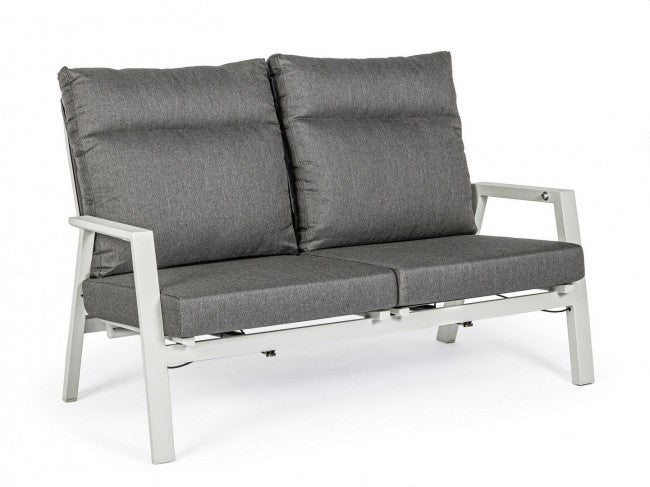 Divano 2 posti reclinabile da esterno 152x81x98h cm