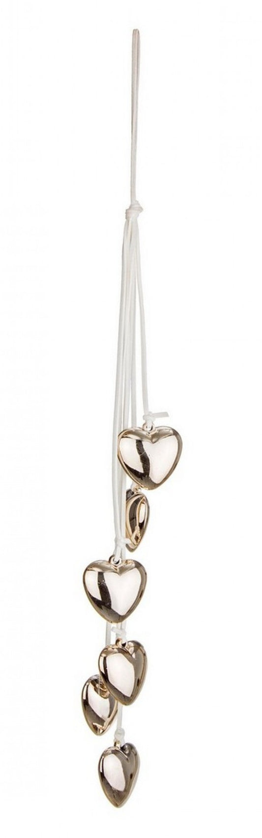12x Pendaglio Dahlia Cuore