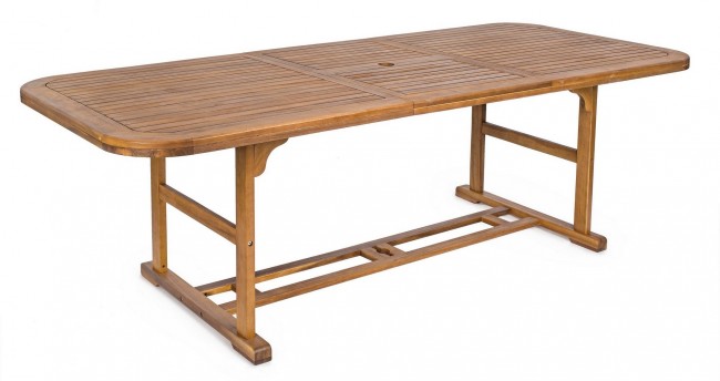 Tavolo Per esterno Noemi Allungabile in Legno  180/240x100x h 74cm