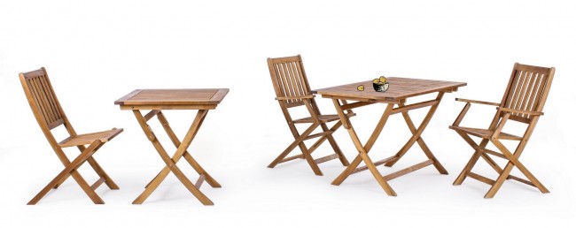 Tavolo da giardino Pieghevole Rettangolare 120x70x h73 cm