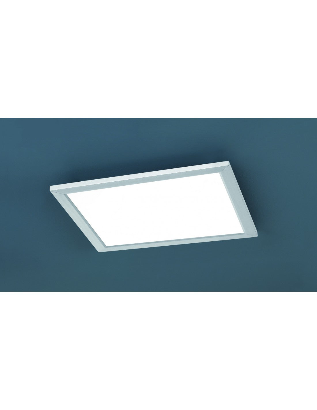 Plafoniera Quadrata Led Dimmer Phoenix Nichel 30x30 cm Trio Lighting