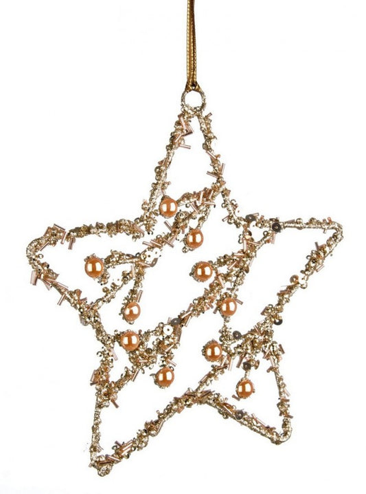 4x Pendaglio Lizy Stella Oro