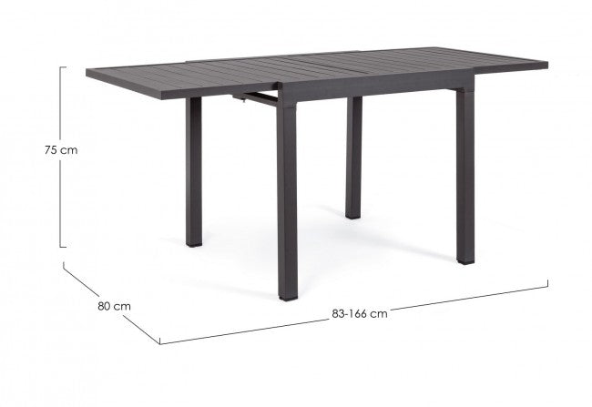 Tavolo All. Pelagius 83-166X80 Antr Yk13