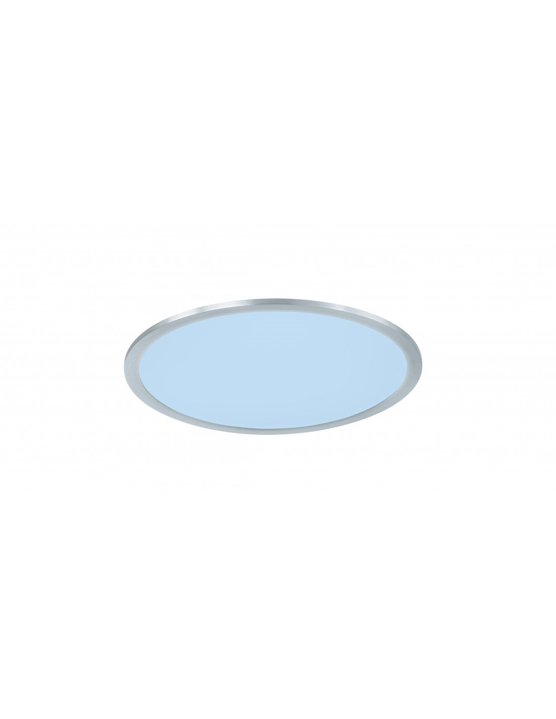 Plafoniera Rotonda Griffin Led Dimmerabile Rgbw Nichel Ø60 cm Trio Lighting