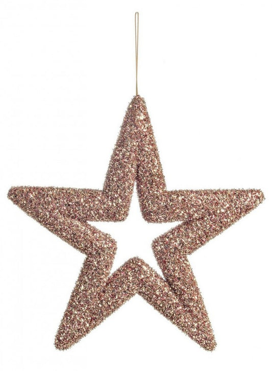 6x Pendaglio Soul Stella Oro Rosa L