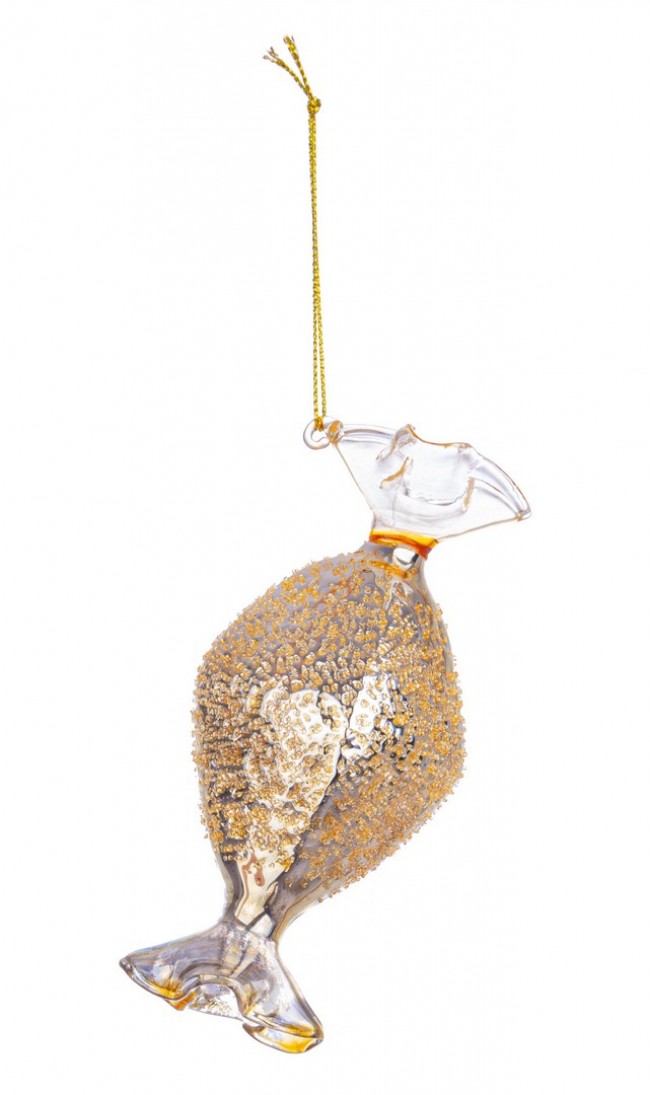 12x Pendaglio Vt Toffee Champagne 4,6X11,9H