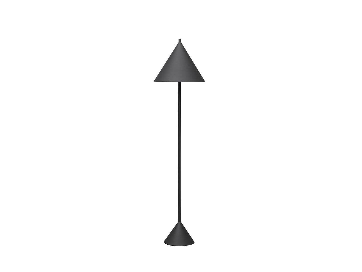 Lampada da terra in metallo nero D40xD40x156h cm