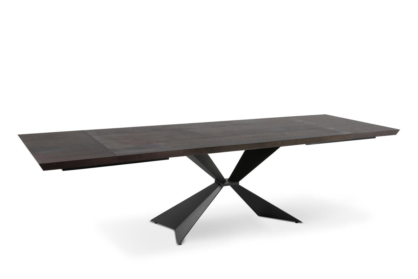 Tavolo allungabile con top impiallacciato rovere termocotto 160/240x90x76h cm