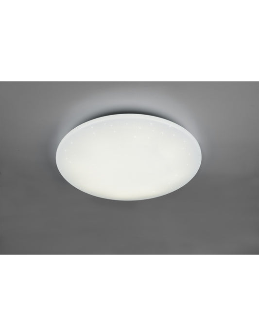 Plafoniera Rotonda Fara Moderna Led RGB Dimmerabile Bianco Ø60 cm Trio Lighting