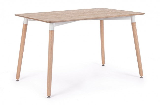 Tavolo in legno stile naturale 120x80