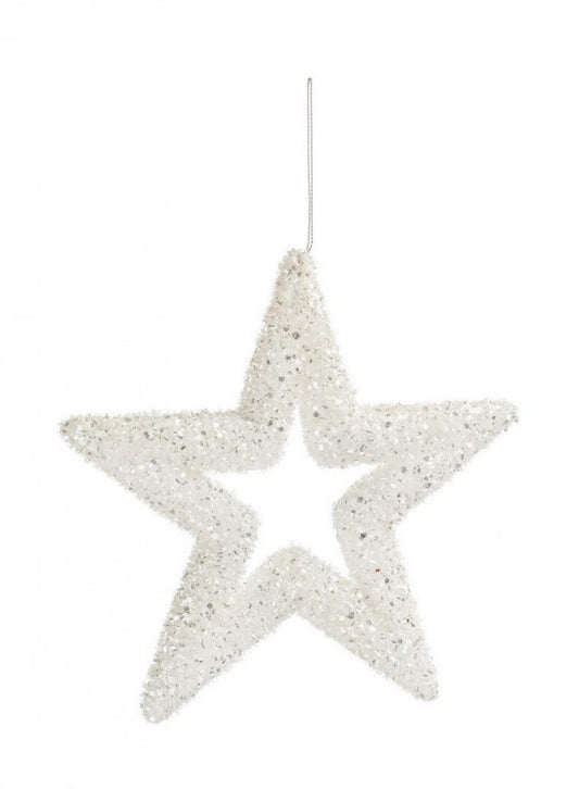12x Pendaglio Soul Stella Bianco M