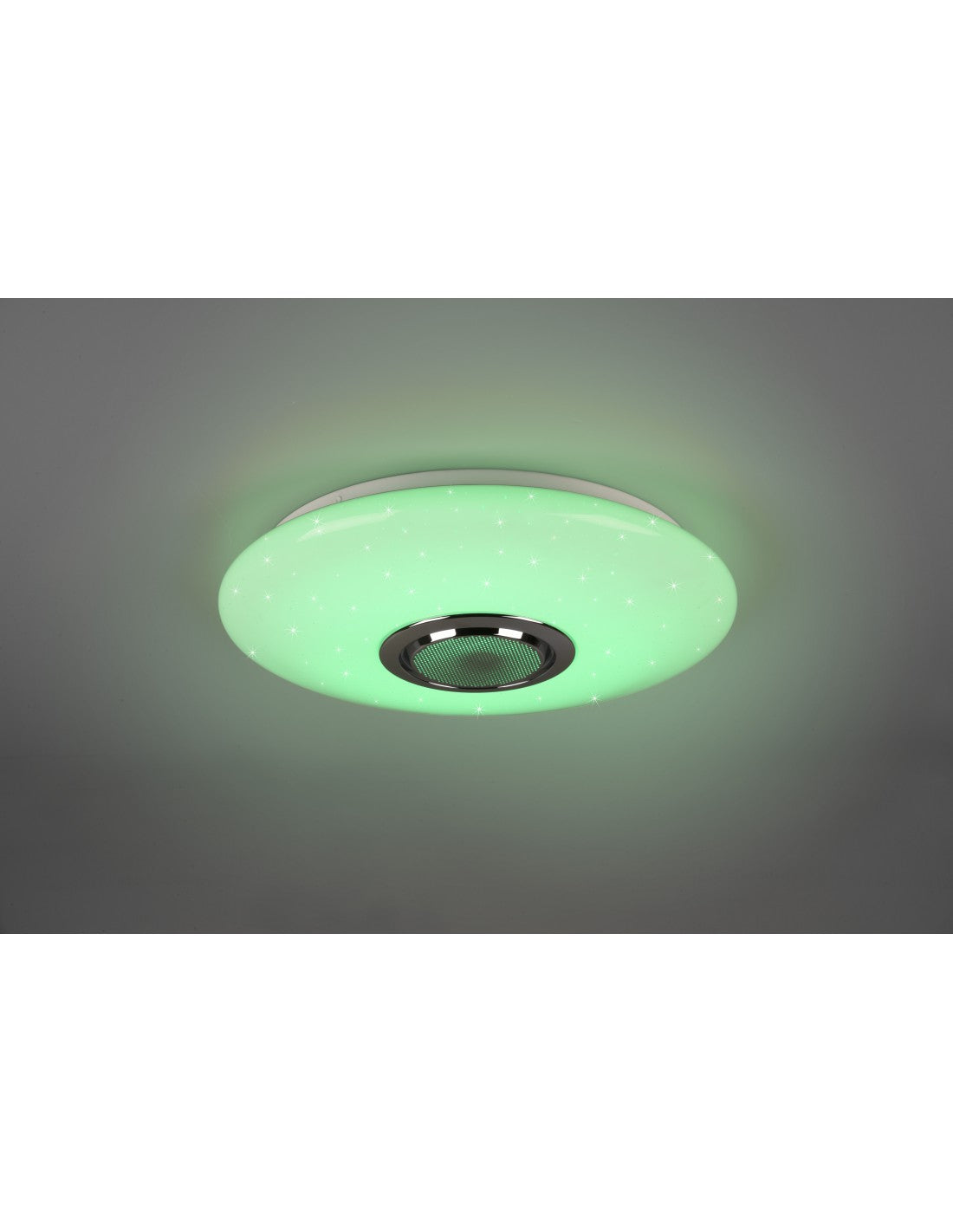 Plafoniera Moderna Led RGBW Bluetooth Musica Bianco Trio Lighting