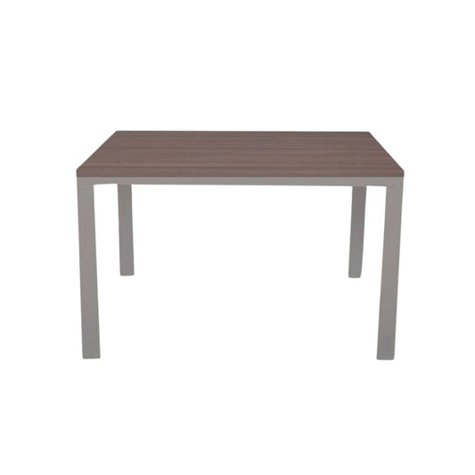Tavolo rettangolare Monster 110x70 struttura tortora e piano larice grigio