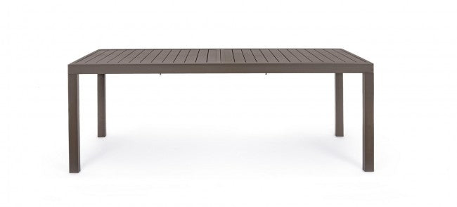 Tavolo arredo giardino allungabile alluminio marrone Hide cm 200-300 x 100