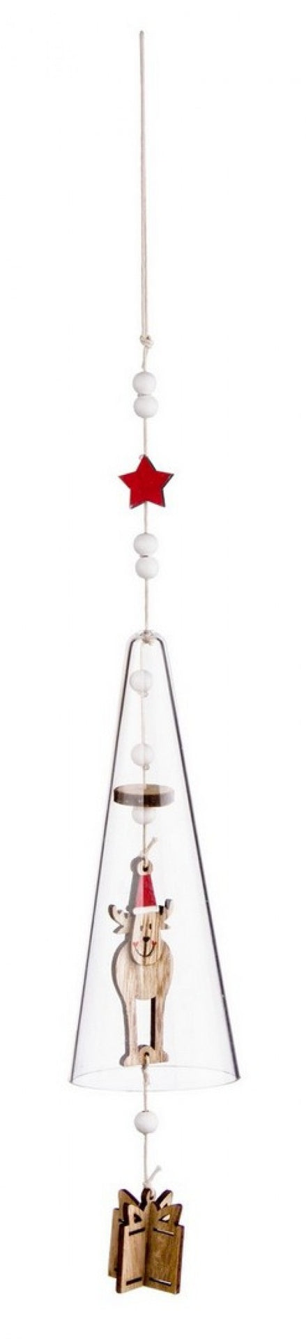 6x Pendaglio Cono Renna H48