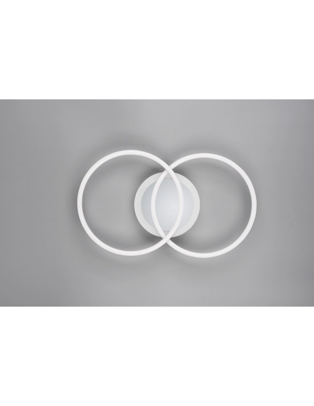Plafoniera Soffitto Cerchi Cromo Led 4000k Dimmer Venida Trio Lighting