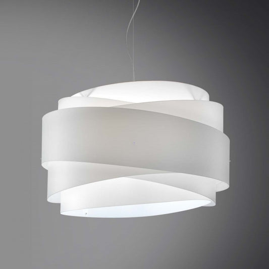 Lampadario a sospensione BEA una luce Bianco diametro 60x h38 cm