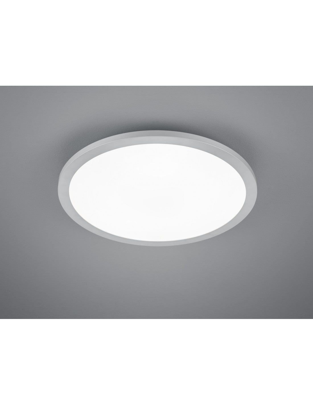 Plafoniera Rotonda Tiberius Led Ø40 cm Alluminio Trio Lighting