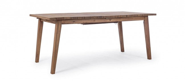 Tavolo per esterno allungabile in legno VARSAVIA 180-240x90x h76 cm